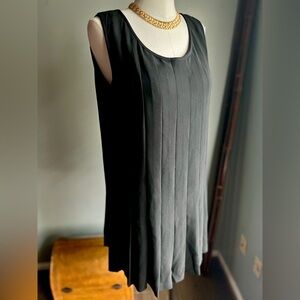 Laundry by Shelly Segal Black Shift Dress Knee Length Size 10